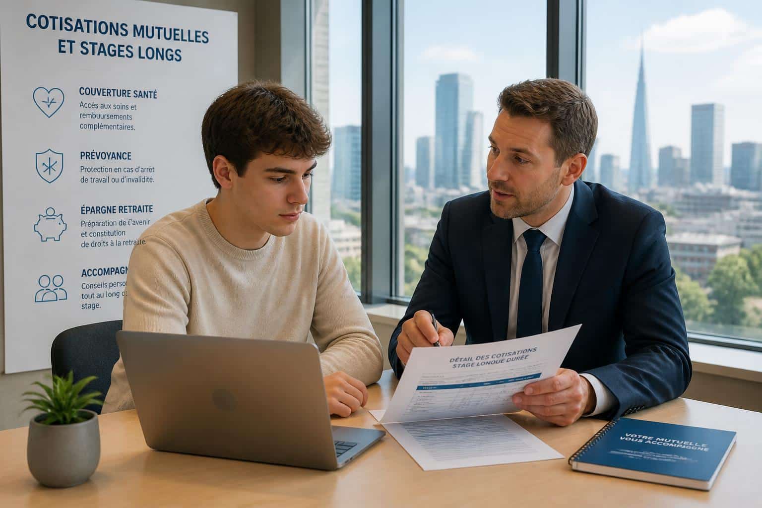 découvrez qui est responsable du paiement des cotisations de mutuelle lors des stages longs et comment gérer cette situation efficacement.