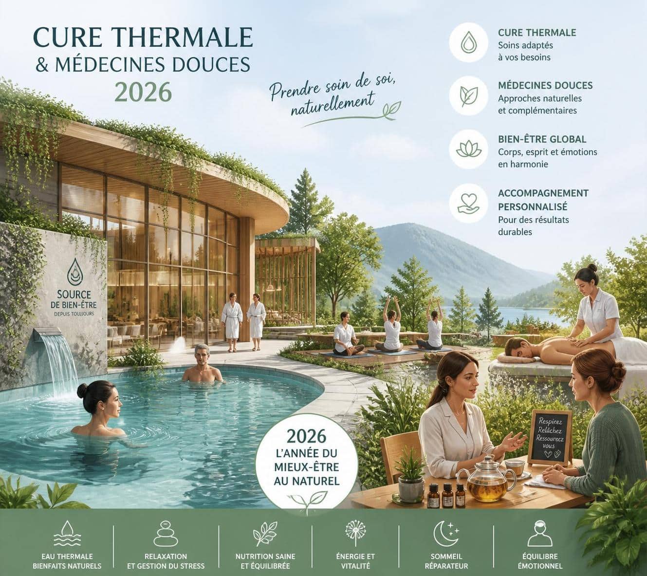 découvrez les garanties offertes pour les cures thermales et les médecines douces, et comment bénéficier d'une prise en charge adaptée pour votre bien-être.